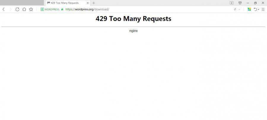 wordpress 429